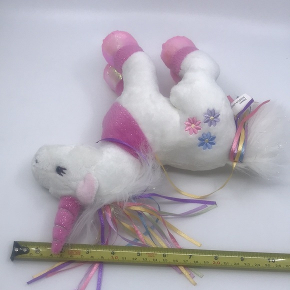 Webkinz Plush Ribbon Unicorn by Ganz No code - Picture 6 of 7